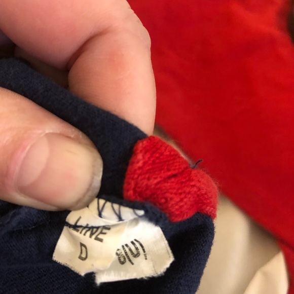 Vintage 1990s NFL New England Patriots thick long sleeve v neck embroidered logo - Picture 8 of 15